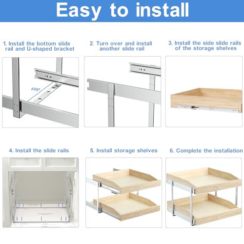 2-Tier Pull Out Cabinet Organizer G424977