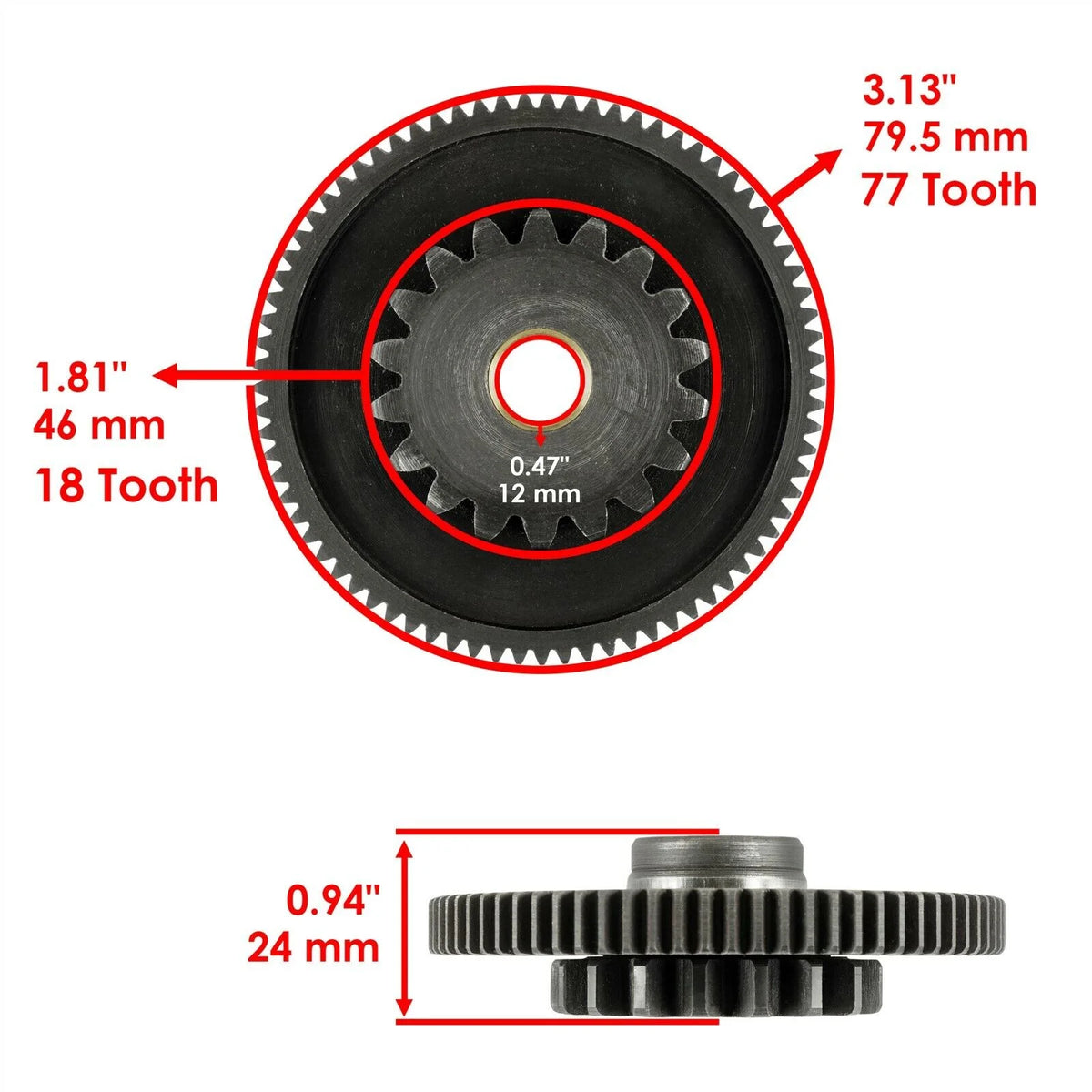 Starter Clutch Gear for Polaris Sportsman 570 2014-2021 O753