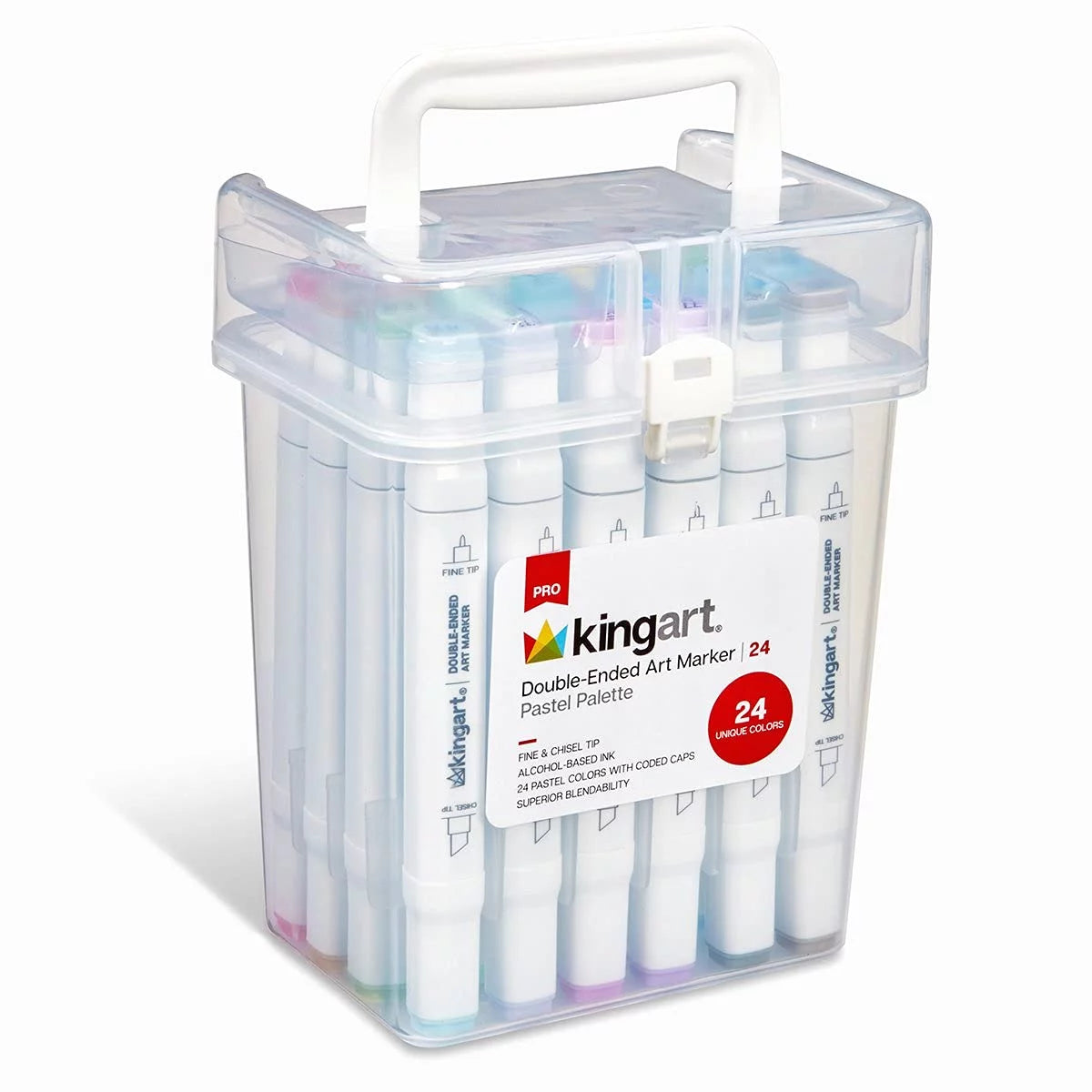 Alcohol-Based Ink Double-Ended Sketch Markers, Assorted 24 Piece Y946739