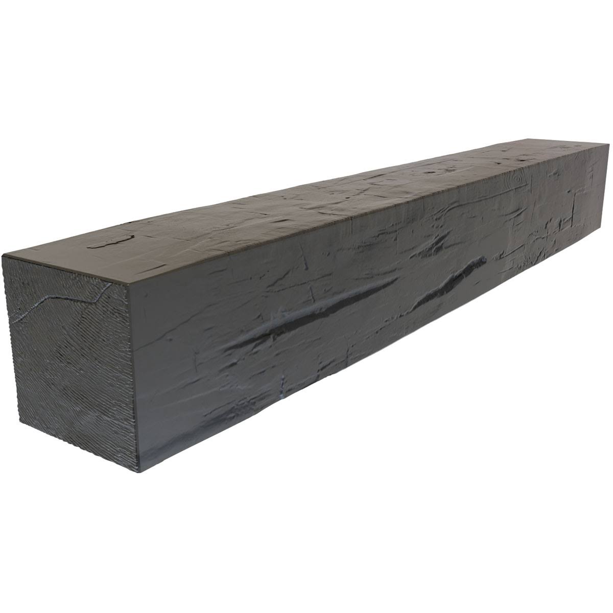 Hand Hewn Faux Wood Fireplace Mantel B6393