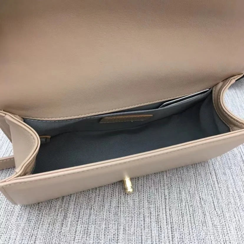 Yellowish Brown Medium Handbag X8232