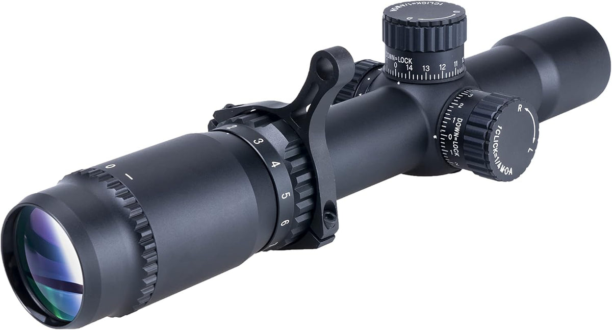 1-10x32 LPVO Scope with Half Mildot Reticle P222