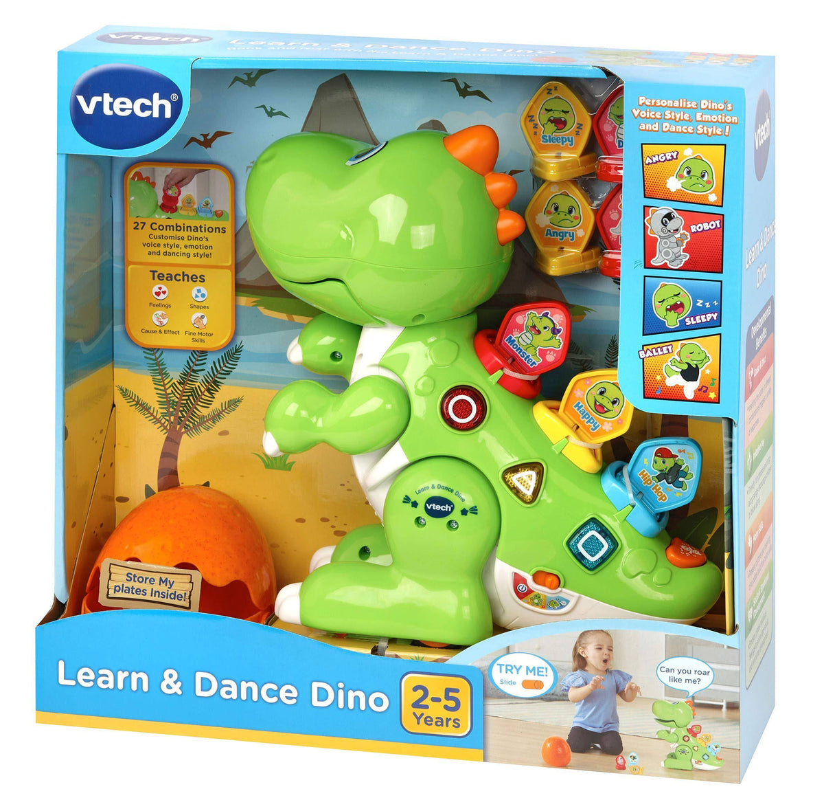 Green Learn & Dance Dino P2593