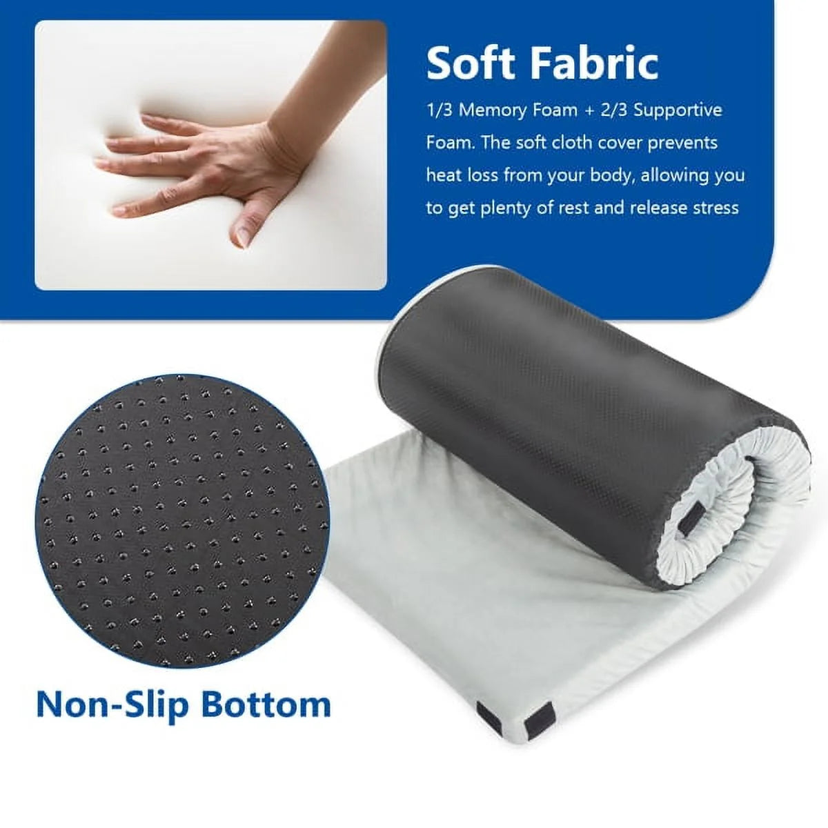 Capri Memory Foam Camping Mattress with Waterproof Cover & Travel Bag F956117