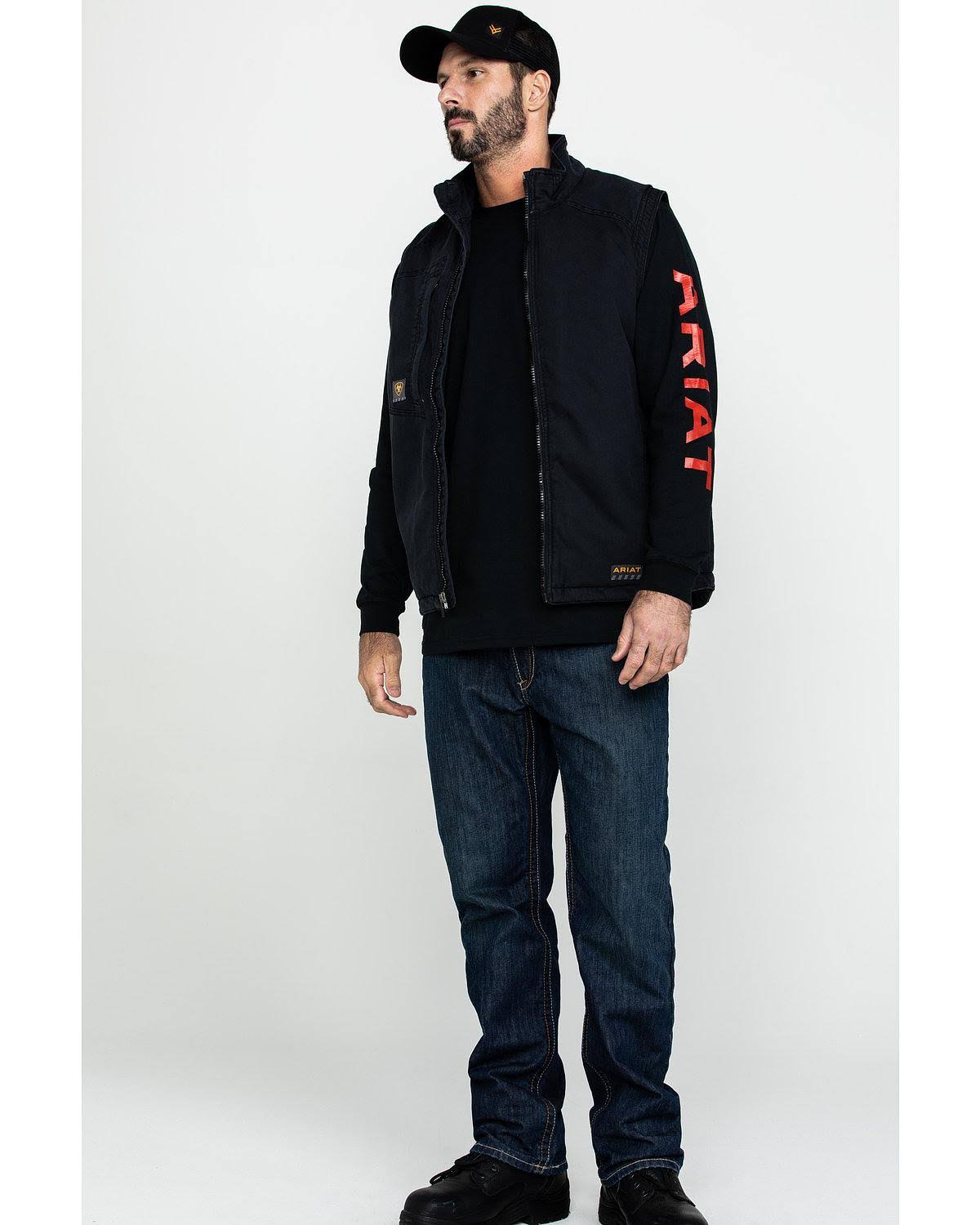 Black Insulated DuraCanvas Vest O748105