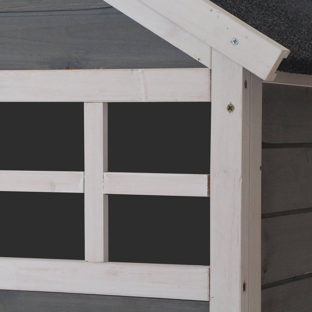 Outdoor Wooden Rabbit Hutch with Run P3703