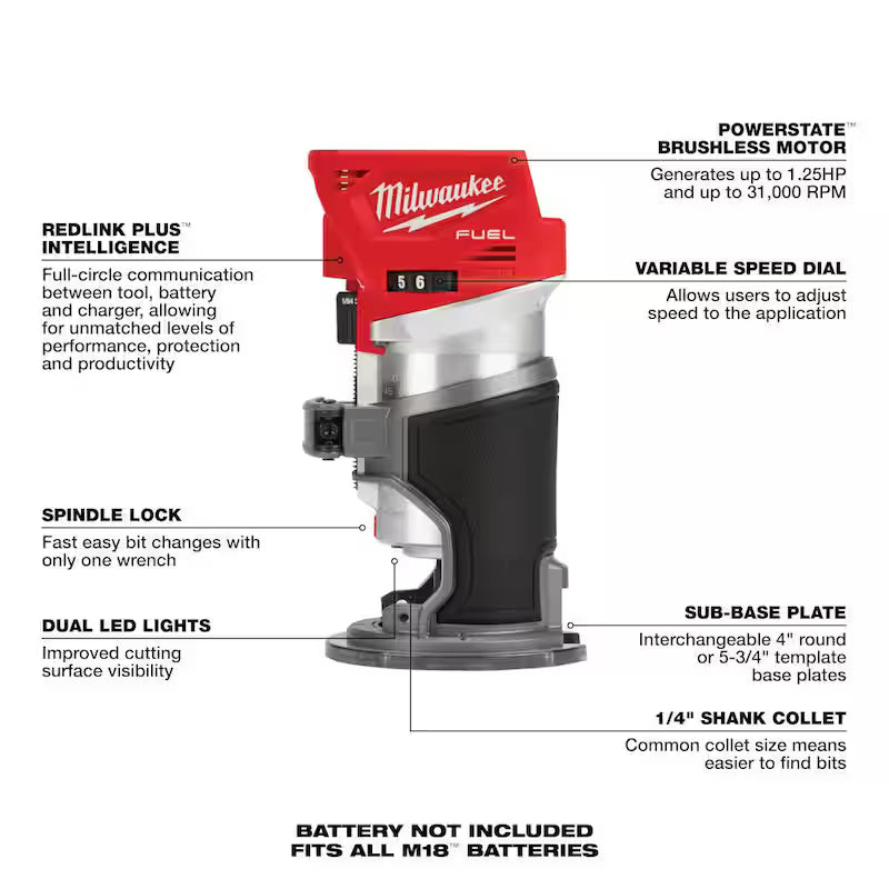 18V Lithium-Ion Brushless Cordless Combo Kit with Jig Saw & Router X685271