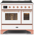 White Induction Range with Electric Oven W546