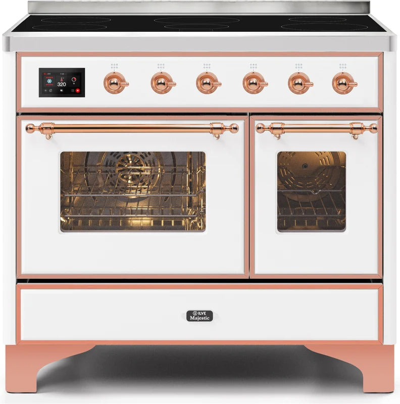 White Induction Range with Electric Oven W546