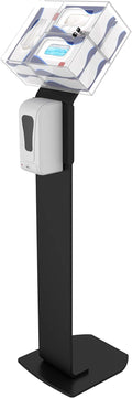 Heavy-Duty Acrylic Hand Sanitizing Station with Contactless Dispenser D827352