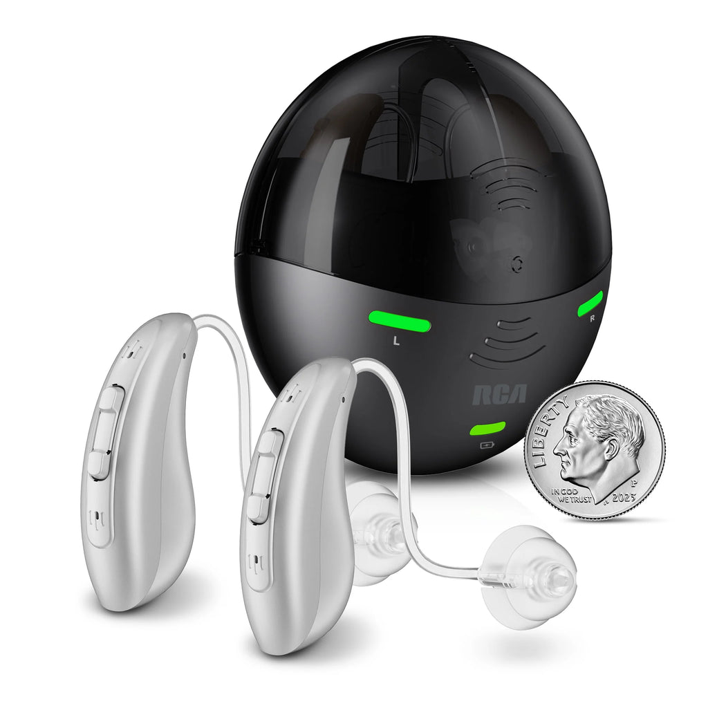 Behind-the-Ear Hearing Aids with Charging Case J52462
