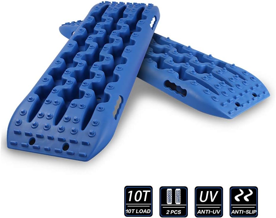 Black Slim 4WD Traction Tracks Mat Pack of 2 N815699