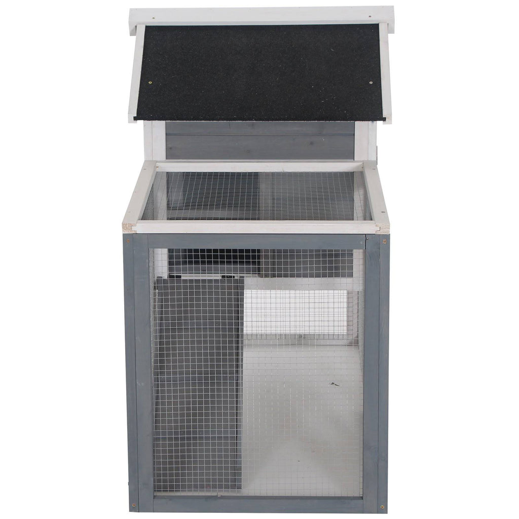 Outdoor Wooden Rabbit Hutch with Run P3703