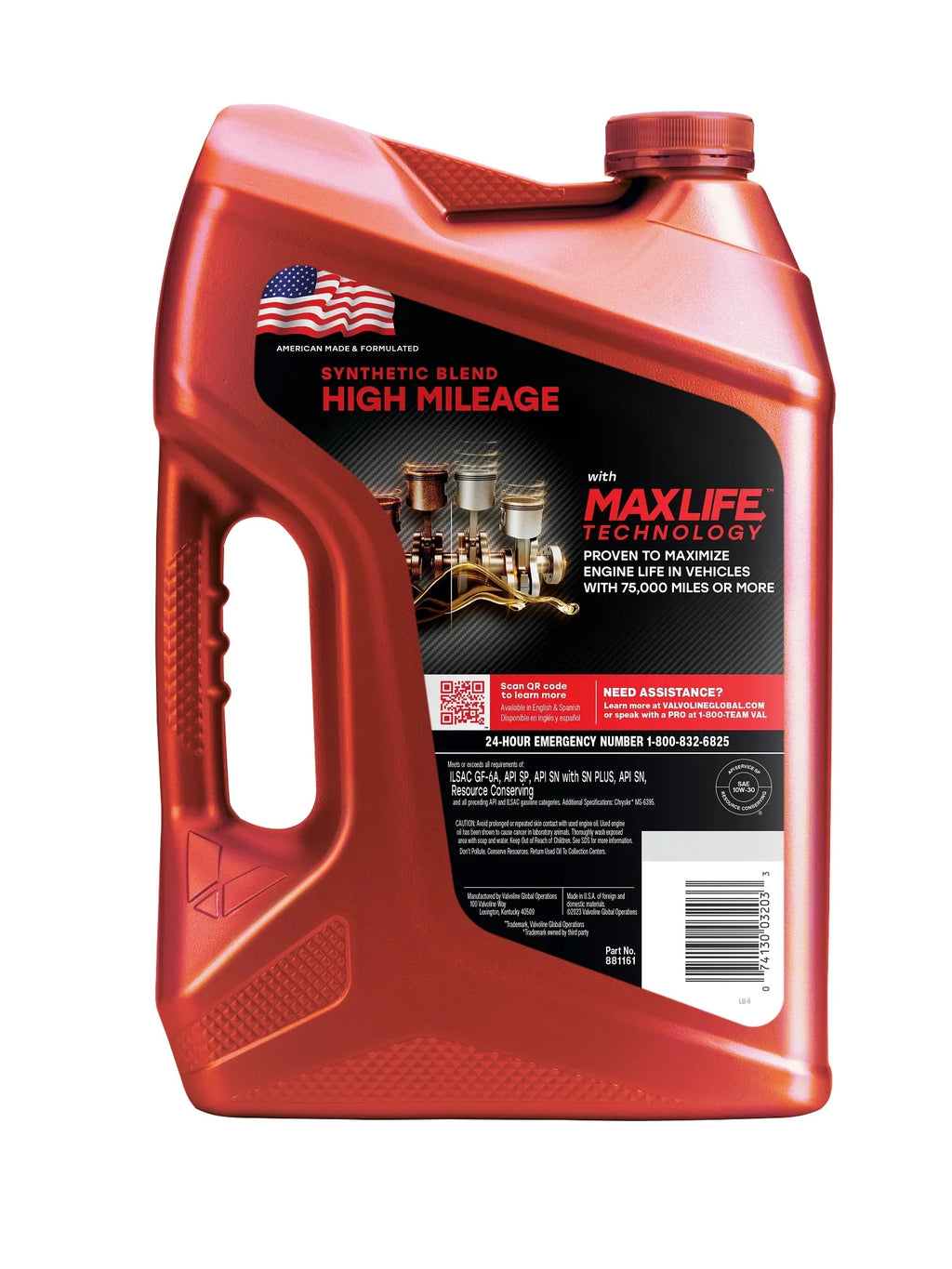 High Mileage 10W-30 Motor Oil U449091