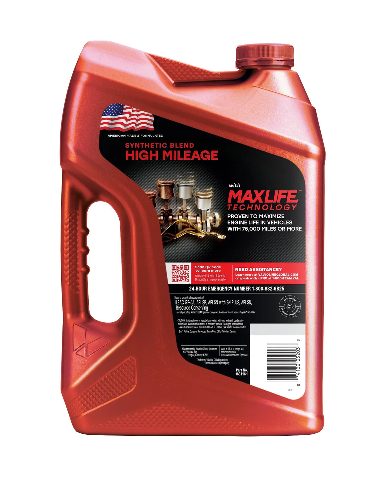 High Mileage 10W-30 Motor Oil U449091