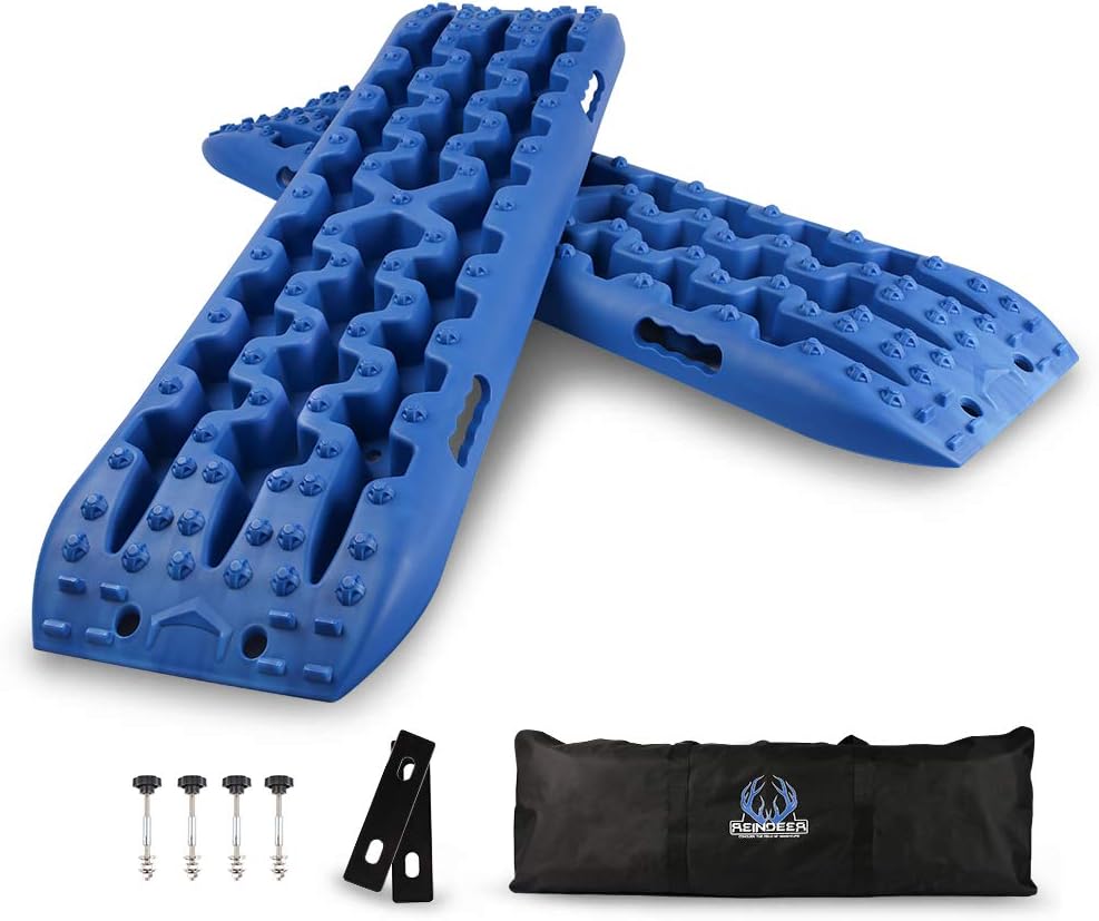 Black Slim 4WD Traction Tracks Mat Pack of 2 N815699
