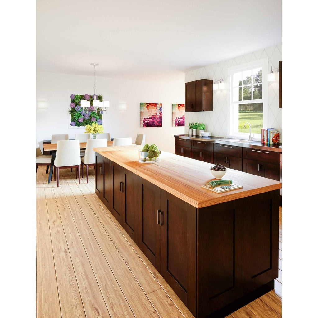 Espresso Double Door Kitchen Cabinet Z4798
