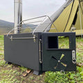 Portable Wood Burning Stove for Outdoor Cooking and Heating D7344