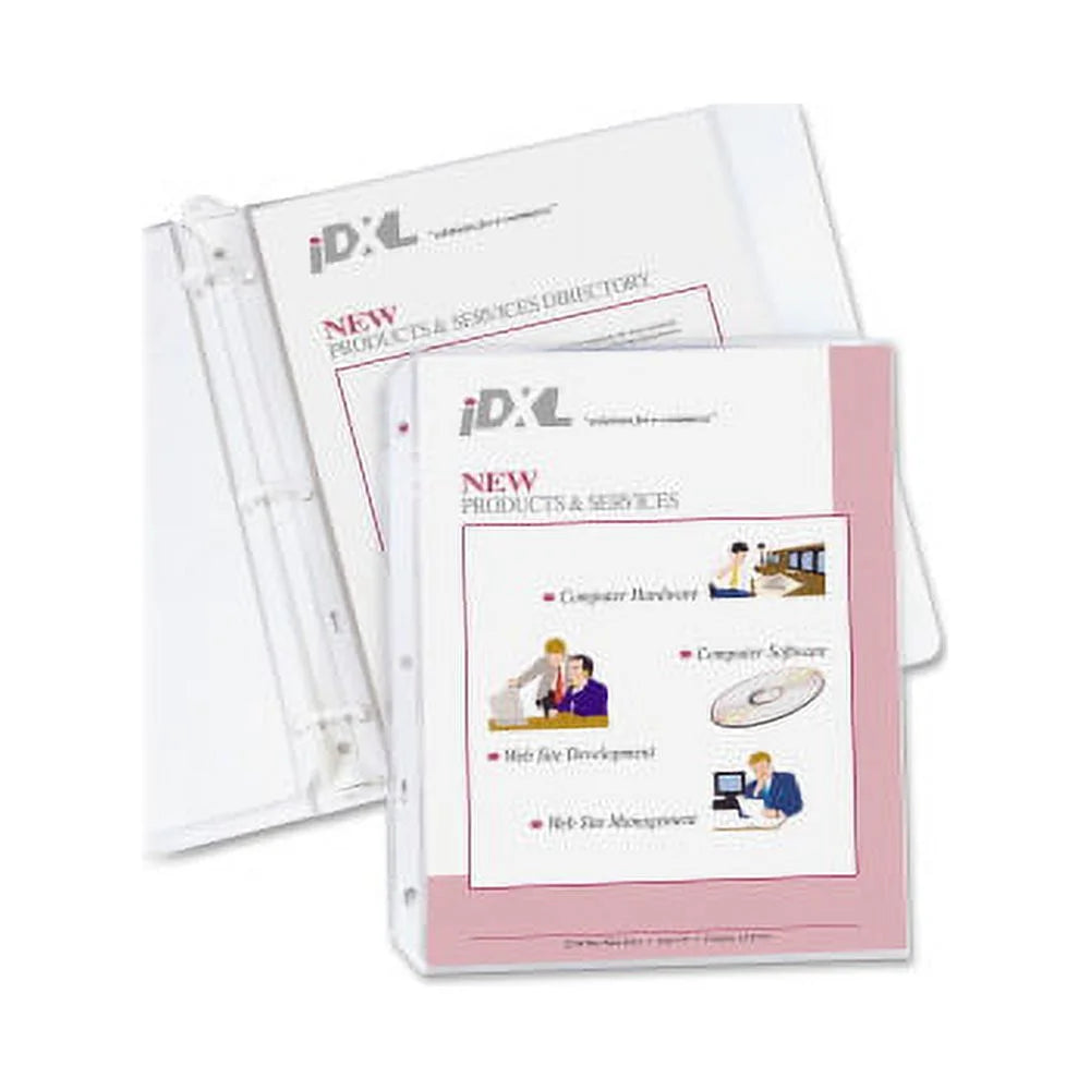 Heavyweight Poly Sheet Protectors Clear, Top Loading, 11 x 8-1/2, 100/BX Z80998