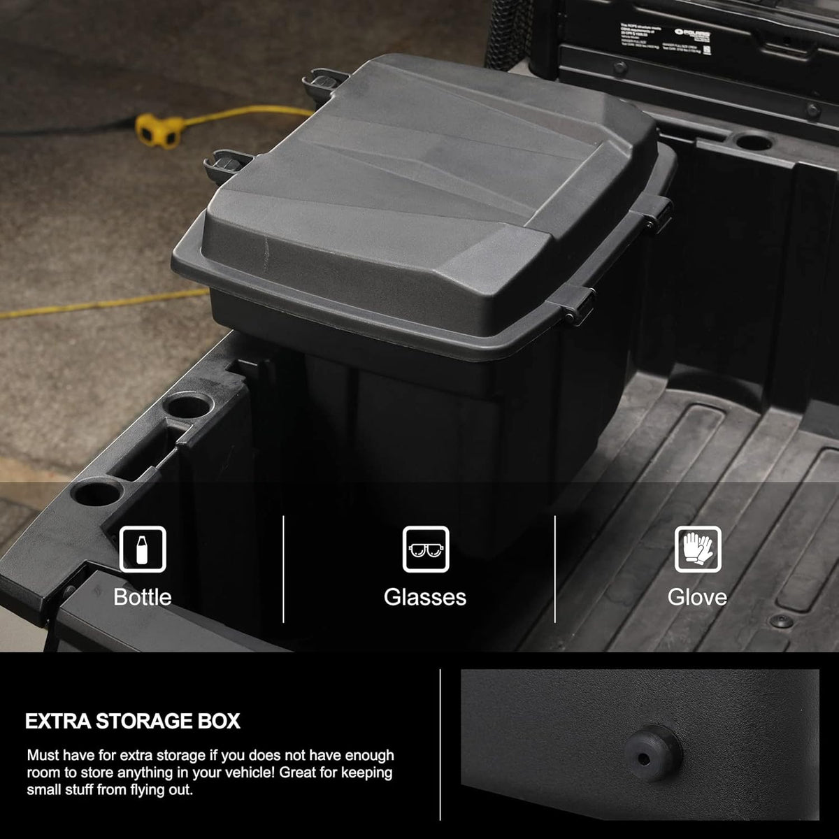 Rear Cargo Box Trunk Bed Tool Storage Bin O752331