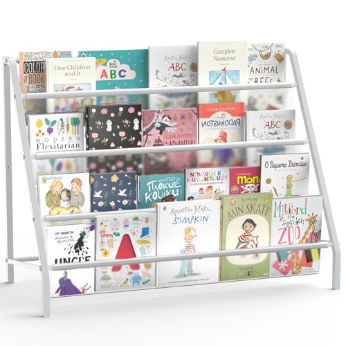4 Tier Metal Kids Bookshelf V404271