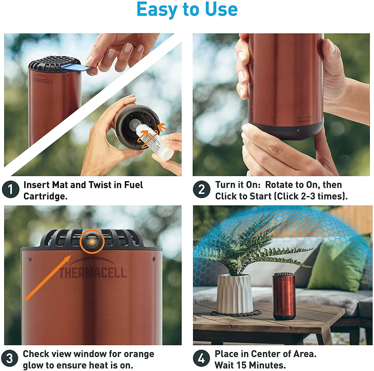 Patio Shield Mosquito Repeller W3695