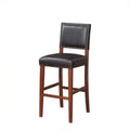 Black Faux Leather Bar Stool P367