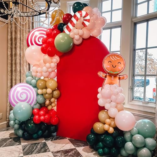 120 PC Pink Christmas Balloon Arch V780