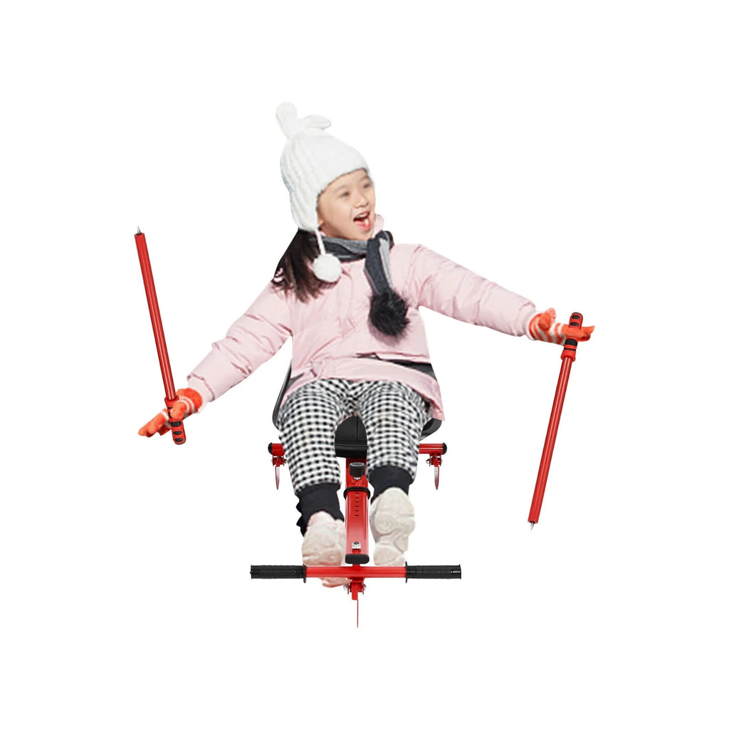 Kids Snow Racer Sled Ski Slider Board M495