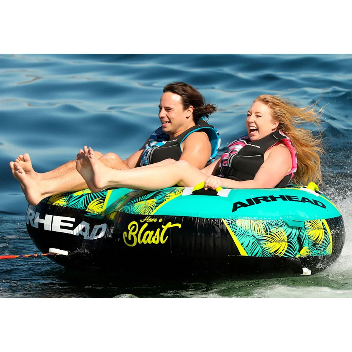 Inflatable 2-Person Towable Water Tube L67401