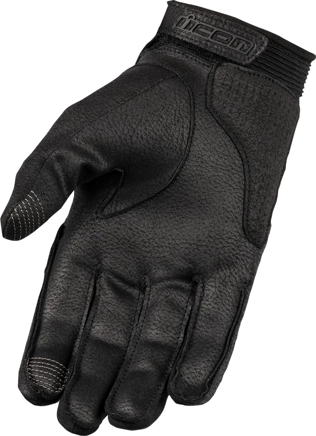 Black Leather Motorcycle Gloves U548227