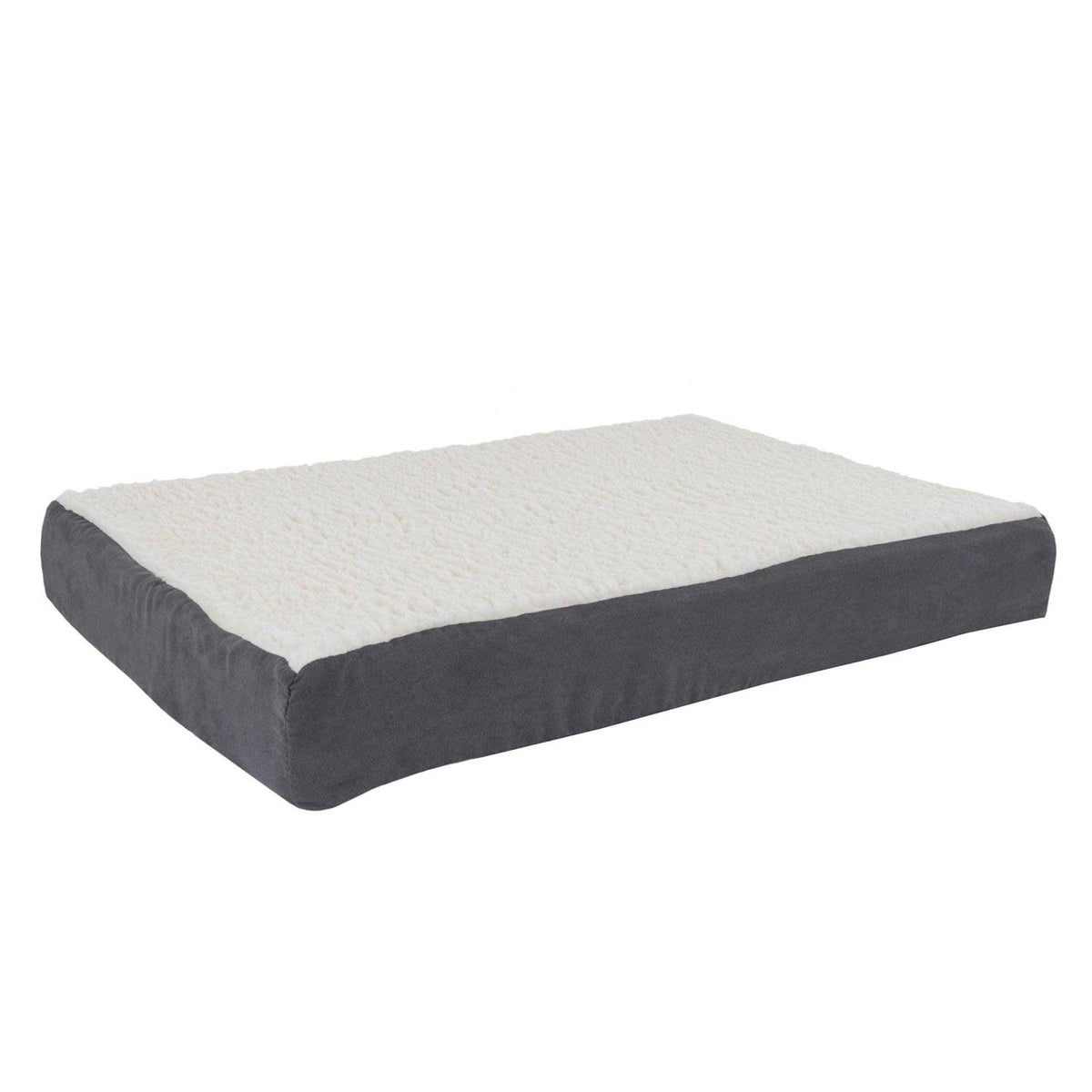 Sherpa Dog Bed with Memory Foam Cover C2511