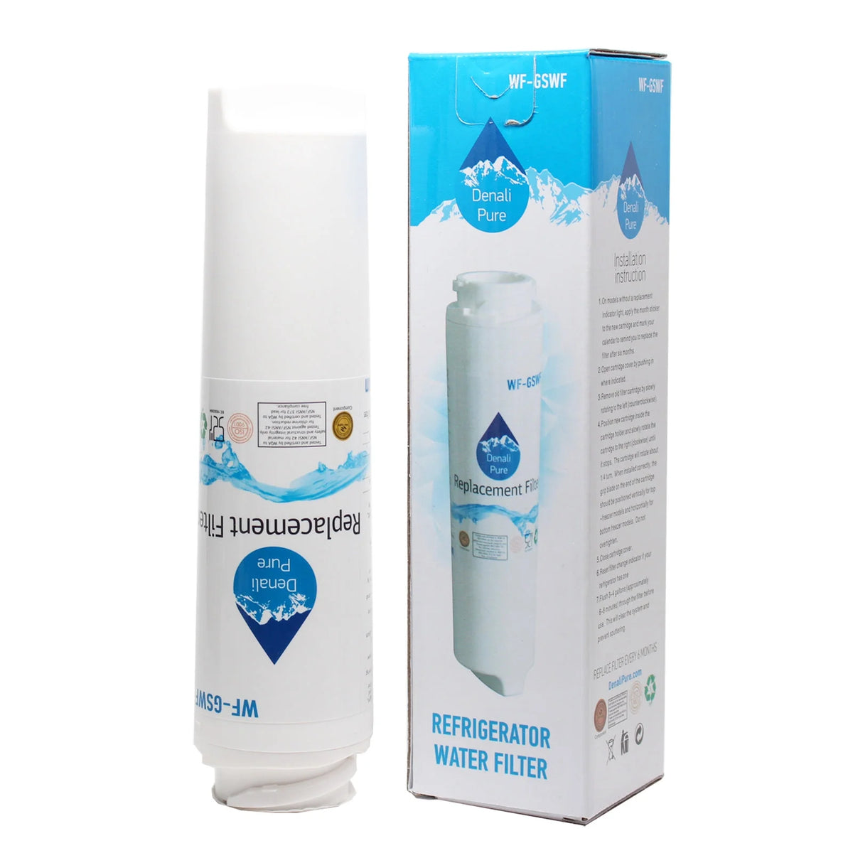 6-Pack Replacement Refrigerator Water Filter Z5303