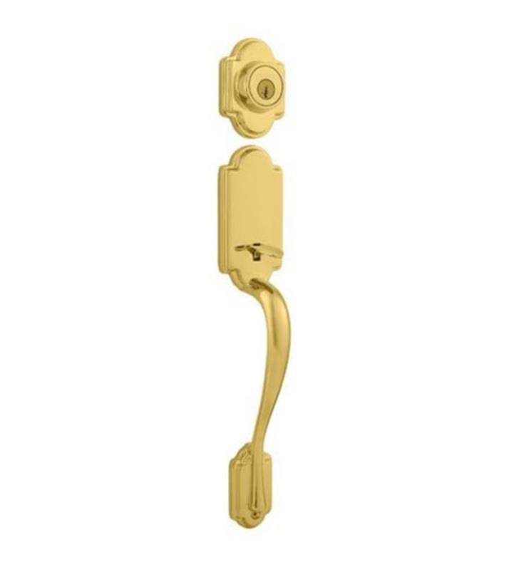 Satin Nickel Single Cylinder Exterior Handleset N3770