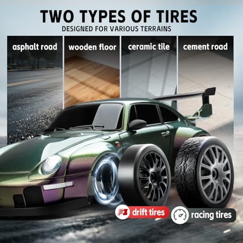 1:24 Scale 2.4GHz 4WD Remote Control Drift Car with LED Lights B5096