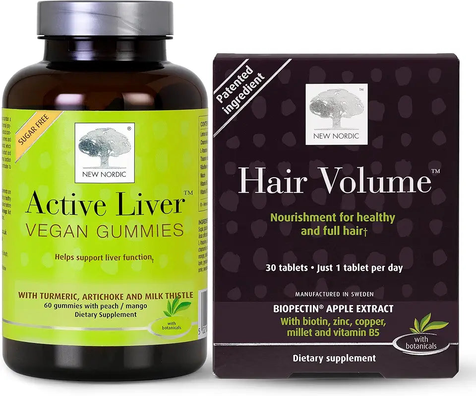Hair Volume Tablets 30ct and Liver Gummies N933845