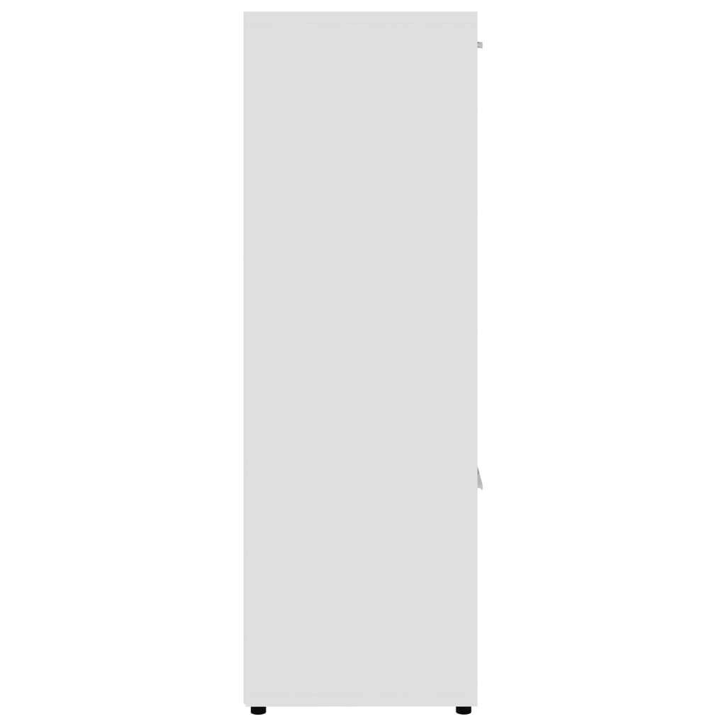 White Book Cabinet Chipboard U536