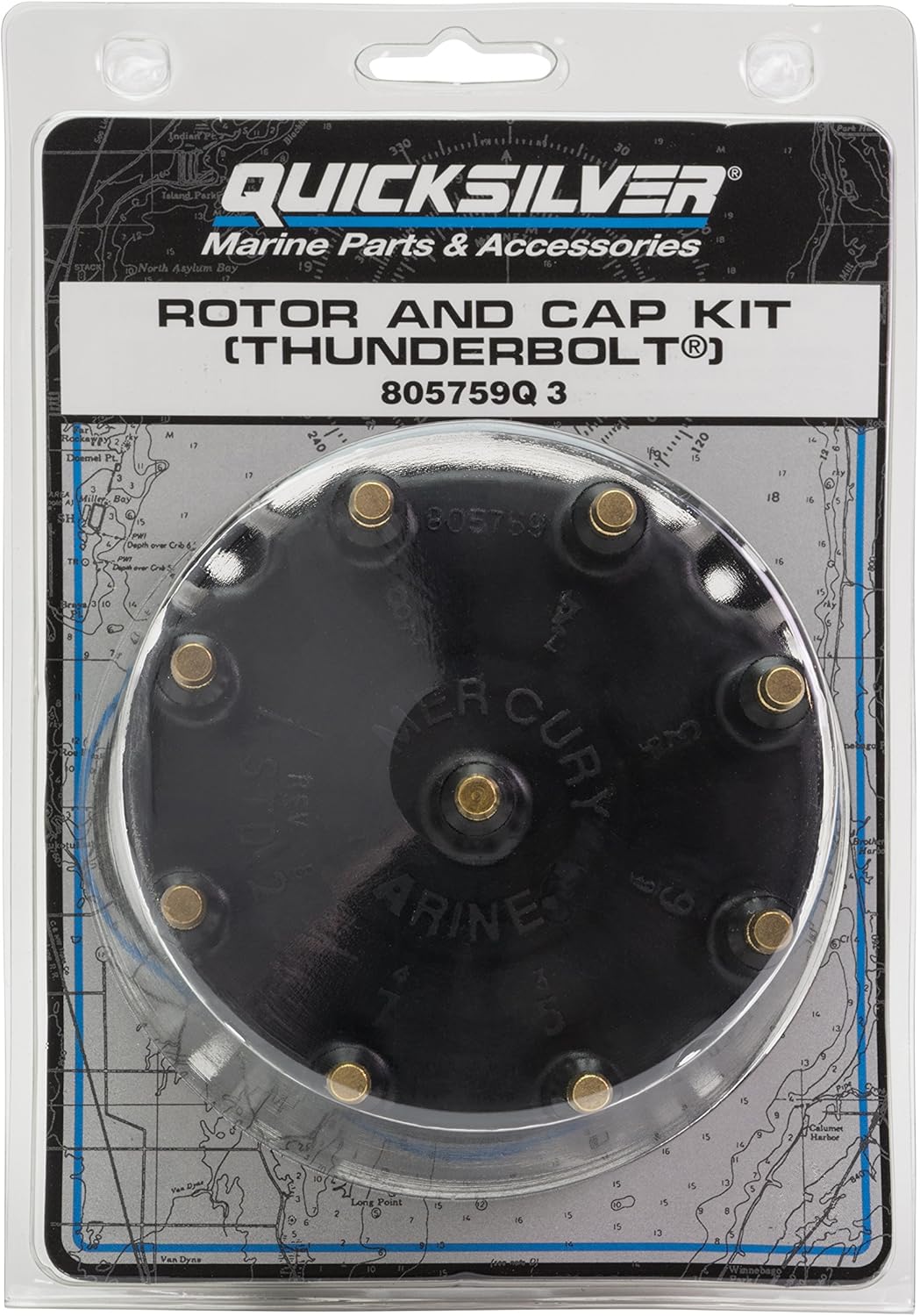 Distributor Cap Kit for V-8 Engines with HEI Ignition Systems Pack of 2 G48396