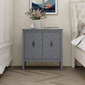 Gray Wood 2 Door Cabinet M5360