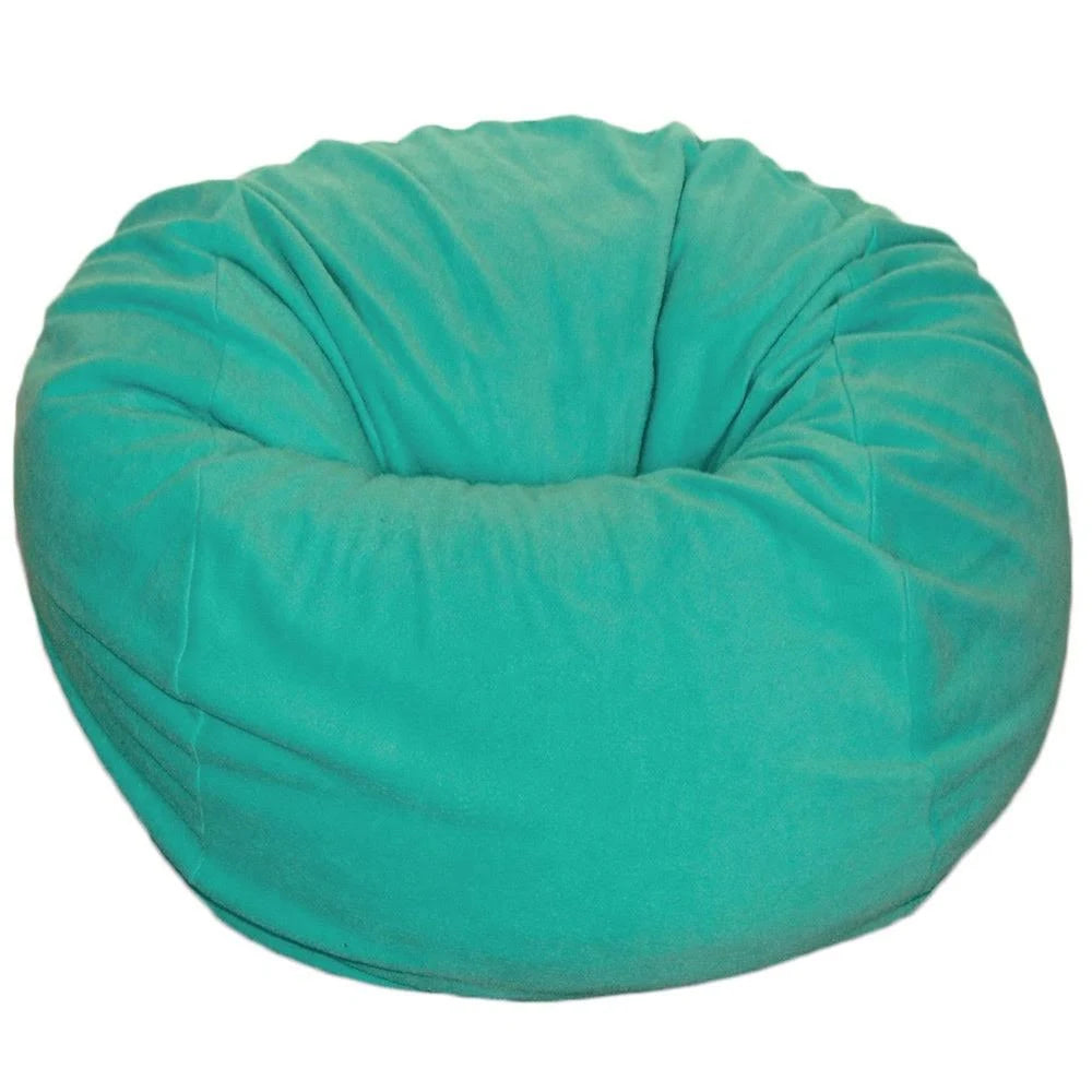 Dark Gray Anti-Pill Fleece Washable Large Bean Bag Chair L6723