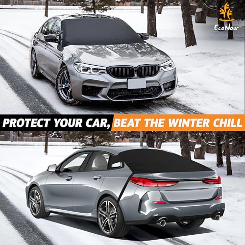 Waterproof Windshield Snow Cover with Side Mirror Covers C286