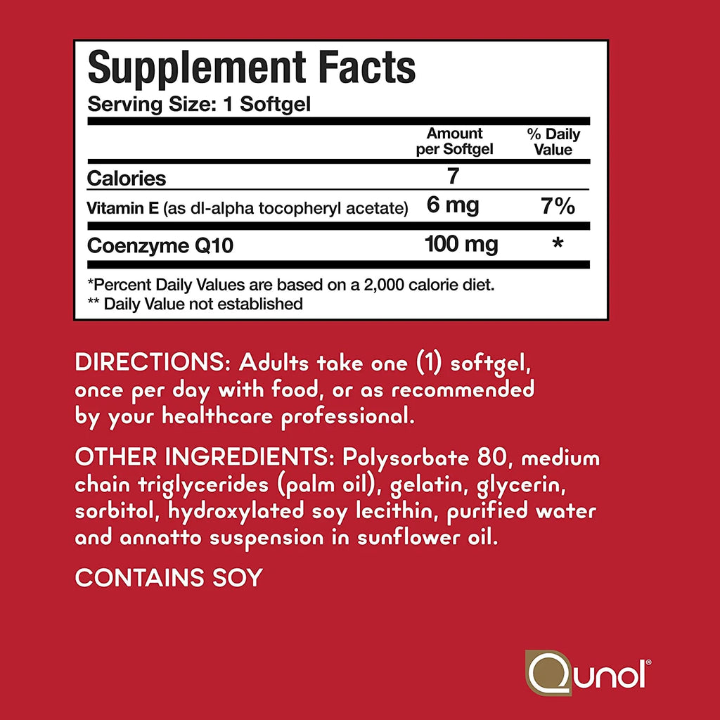 120 Ct CoQ10 Softgels Z3574