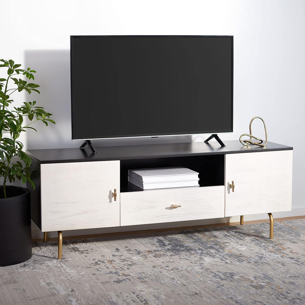 Black/Walnut Media Stand J5385