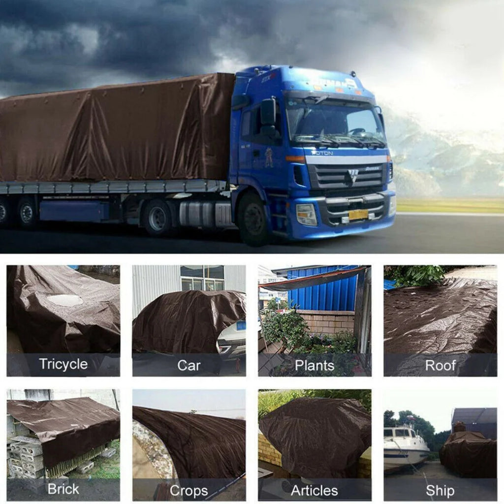 10 Mil Waterproof Poly Tarp Cover 6*10ft P527