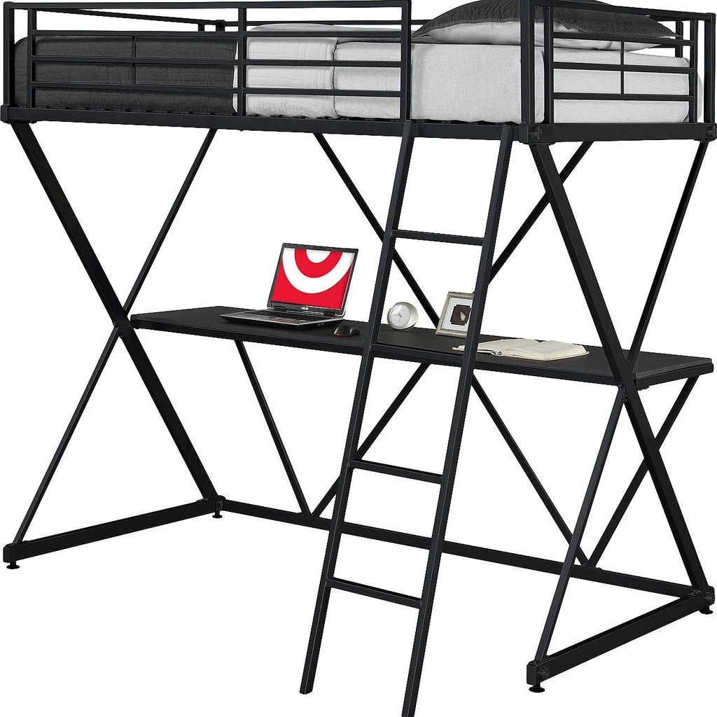 Black Loft Bed B47891