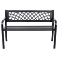 Antique Steel Bench Patio Garden Chair Z473157