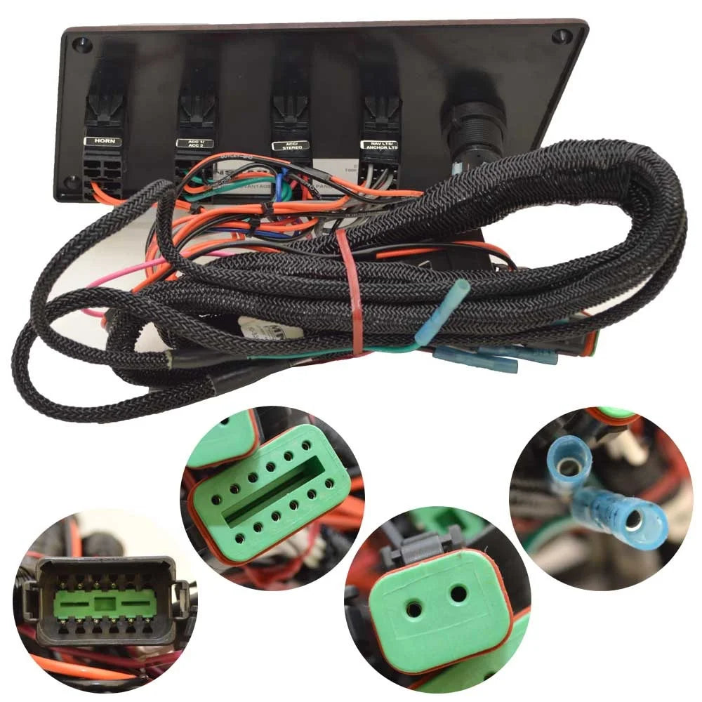 Woodgrain Boat Switch Panel W73561