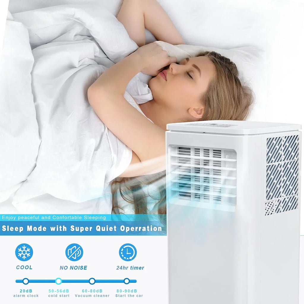 10000 BTU Portable Indoor Air Conditioner with Remote Control F33756