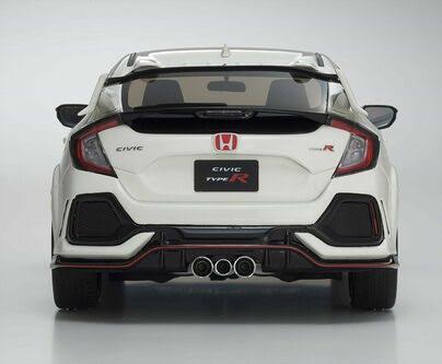 White 1/18 Honda Civic Type R Finished Item V997