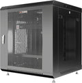 Locking Wall Mount Server Rack 12U with Casters and Shelf O236097